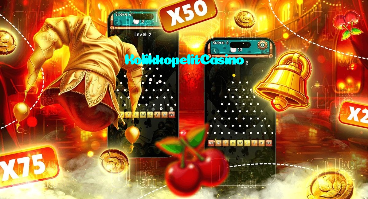 KolikkopelitCasino casino presented on mobile device in Pakistan with slots and live games